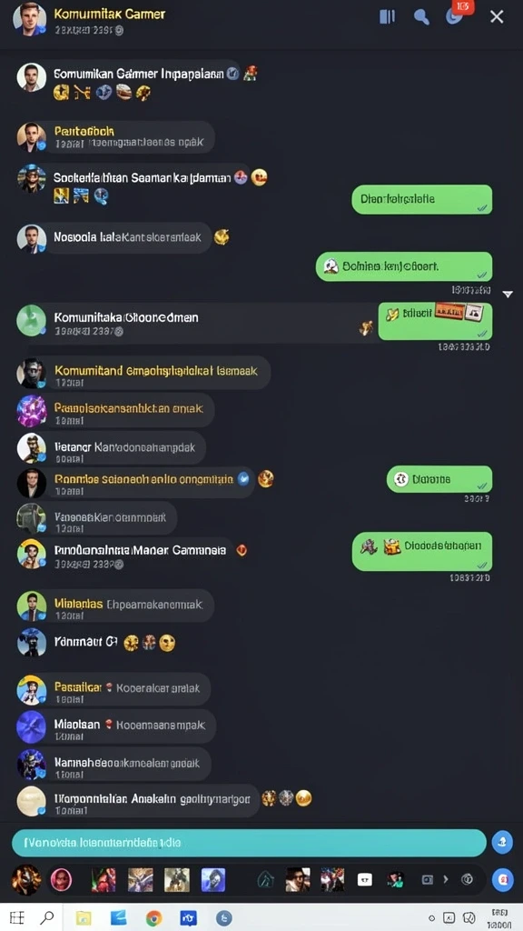 tar555 - Tangkapan layar menampilkan grafik memukau dari TAR555.